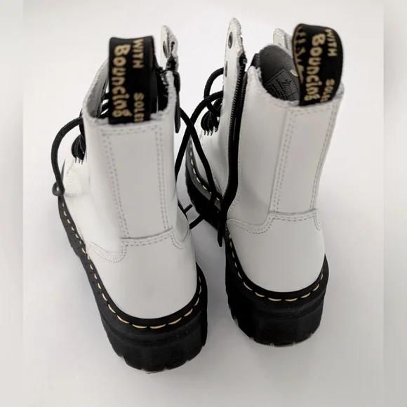 Dr. Martens AirWare Jadon Quad Retro 8-Eye Leather Platform Boot - Picture 9 of 12